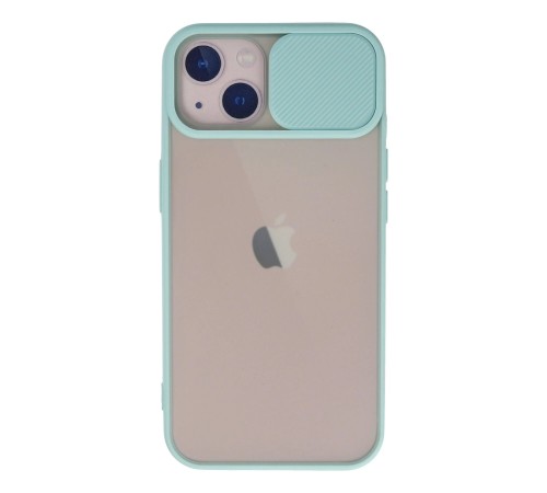 iPhone 13 Kılıf Palm Buzlu Kamera Sürgülü Silikon - Turkuaz iPhone 13 Kılıf Palm Buzlu Kamera Sürgülü Silikon - Turkuaz