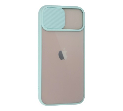 iPhone 13 Kılıf Palm Buzlu Kamera Sürgülü Silikon - Turkuaz iPhone 13 Kılıf Palm Buzlu Kamera Sürgülü Silikon - Turkuaz