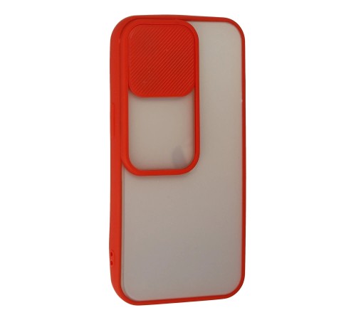 iPhone 13 Pro Kılıf Palm Buzlu Kamera Sürgülü Silikon - Kırmızı iPhone 13 Pro Kılıf Palm Buzlu Kamera Sürgülü Silikon - Kırmızı