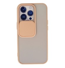 iPhone 13 Pro Kılıf Palm Buzlu Kamera Sürgülü Silikon - Pembe