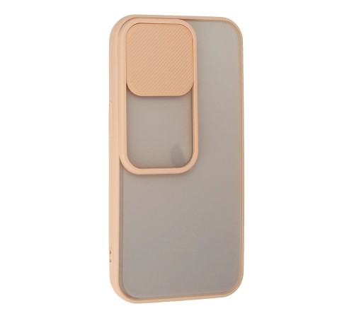 iPhone 13 Pro Kılıf Palm Buzlu Kamera Sürgülü Silikon - Pembe iPhone 13 Pro Kılıf Palm Buzlu Kamera Sürgülü Silikon - Pembe