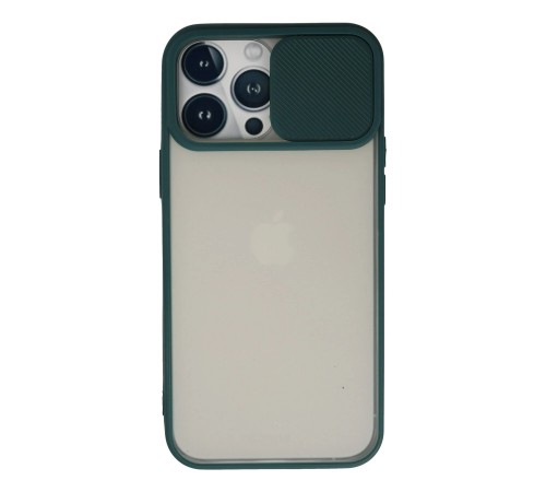 iPhone 13 Pro Max Kılıf Palm Buzlu Kamera Sürgülü Silikon - Yeşil iPhone 13 Pro Max Kılıf Palm Buzlu Kamera Sürgülü Silikon - Yeşil