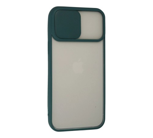 iPhone 13 Pro Max Kılıf Palm Buzlu Kamera Sürgülü Silikon - Yeşil iPhone 13 Pro Max Kılıf Palm Buzlu Kamera Sürgülü Silikon - Yeşil