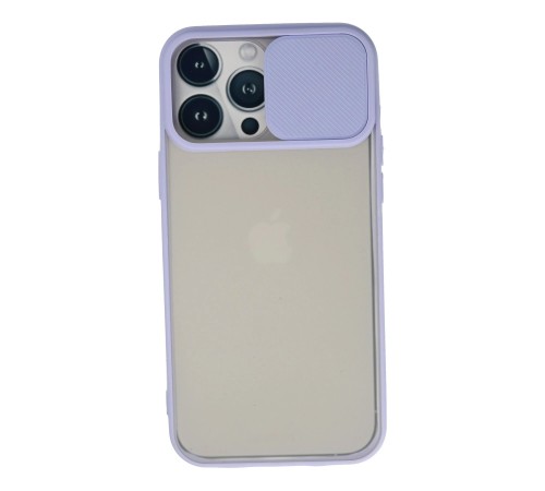 iPhone 13 Pro Max Kılıf Palm Buzlu Kamera Sürgülü Silikon - Lila iPhone 13 Pro Max Kılıf Palm Buzlu Kamera Sürgülü Silikon - Lila