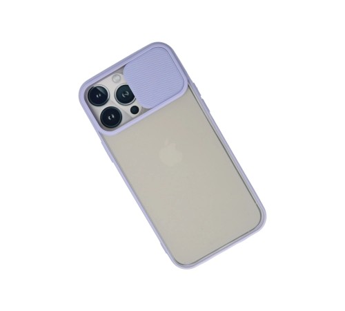 iPhone 13 Pro Max Kılıf Palm Buzlu Kamera Sürgülü Silikon - Lila iPhone 13 Pro Max Kılıf Palm Buzlu Kamera Sürgülü Silikon - Lila