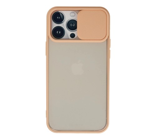 iPhone 13 Pro Max Kılıf Palm Buzlu Kamera Sürgülü Silikon - Pembe iPhone 13 Pro Max Kılıf Palm Buzlu Kamera Sürgülü Silikon - Pembe