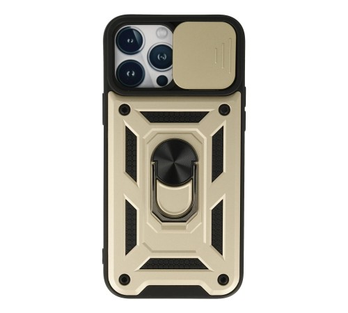 iPhone 13 Pro Kılıf Pars Lens Yüzüklü Silikon - Gold iPhone 13 Pro Kılıf Pars Lens Yüzüklü Silikon - Gold