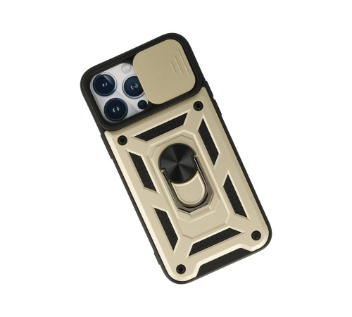 iPhone 13 Pro Kılıf Pars Lens Yüzüklü Silikon - Gold iPhone 13 Pro Kılıf Pars Lens Yüzüklü Silikon - Gold