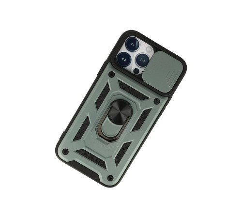 iPhone 13 Pro Kılıf Pars Lens Yüzüklü Silikon - Yeşil iPhone 13 Pro Kılıf Pars Lens Yüzüklü Silikon - Yeşil