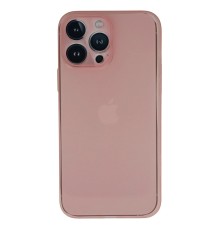 iPhone 13 Pro Max Kılıf PP Ultra İnce Kapak - Pembe