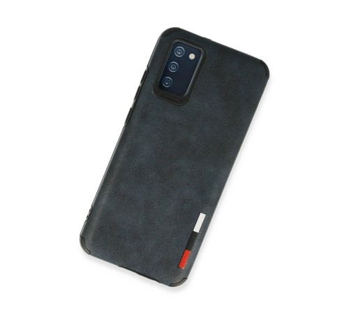 Samsung Galaxy A03S Kılıf Loop Deri Silikon - Lacivert
