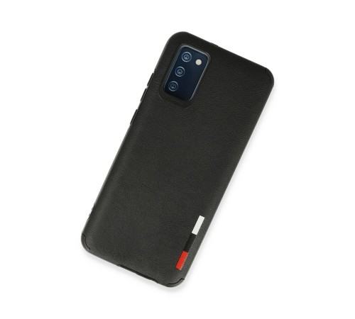 Samsung Galaxy A03S Kılıf Loop Deri Silikon - Siyah Samsung Galaxy A03S Kılıf Loop Deri Silikon - Siyah