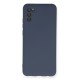Samsung Galaxy A03S Kılıf Nano içi Kadife Silikon - Gri