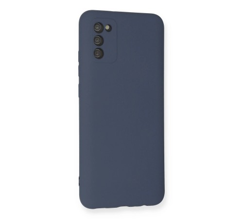 Samsung Galaxy A03S Kılıf Nano içi Kadife Silikon - Gri Samsung Galaxy A03S Kılıf Nano içi Kadife Silikon - Gri