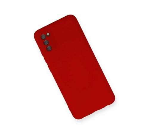 Samsung Galaxy A03S Kılıf Nano içi Kadife Silikon - Kırmızı Samsung Galaxy A03S Kılıf Nano içi Kadife Silikon - Kırmızı