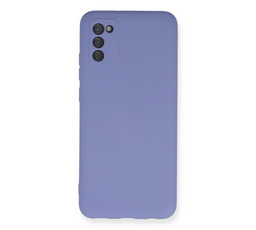 Samsung Galaxy A03S Kılıf Nano içi Kadife Silikon - Lila Samsung Galaxy A03S Kılıf Nano içi Kadife Silikon - Lila
