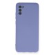 Samsung Galaxy A03S Kılıf Nano içi Kadife Silikon - Lila