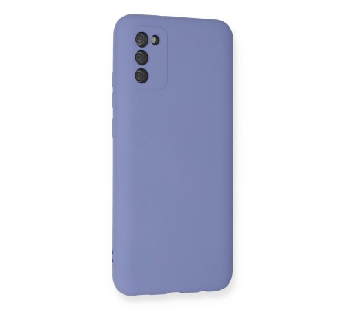 Samsung Galaxy A03S Kılıf Nano içi Kadife Silikon - Lila Samsung Galaxy A03S Kılıf Nano içi Kadife Silikon - Lila
