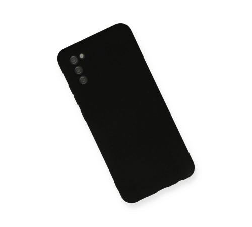 Samsung Galaxy A03S Kılıf Nano içi Kadife Silikon - Siyah Samsung Galaxy A03S Kılıf Nano içi Kadife Silikon - Siyah