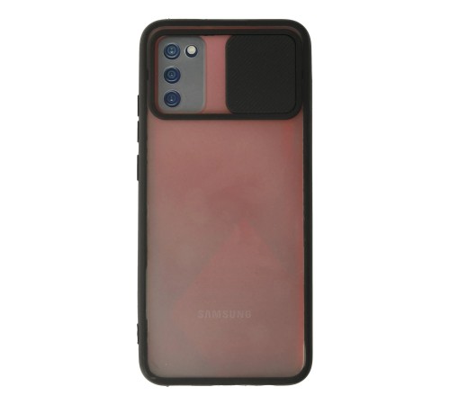 Samsung Galaxy A03S Kılıf Palm Buzlu Kamera Sürgülü Silikon - Siyah Samsung Galaxy A03S Kılıf Palm Buzlu Kamera Sürgülü Silikon - Siyah