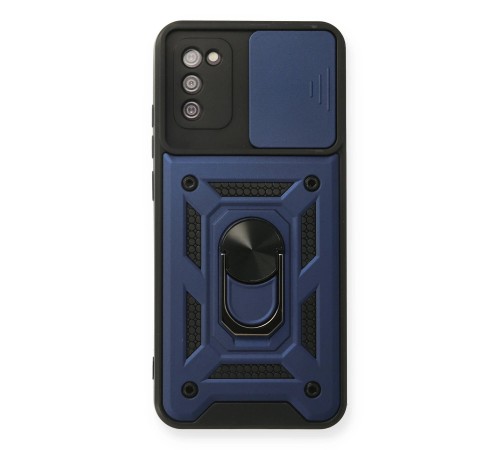 Samsung Galaxy A03S Kılıf Pars Lens Yüzüklü Silikon - Lacivert Samsung Galaxy A03S Kılıf Pars Lens Yüzüklü Silikon - Lacivert