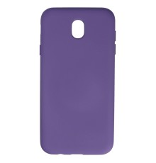 Samsung Galaxy J7 Pro / J730 Kılıf Nano içi Kadife Silikon - Mor