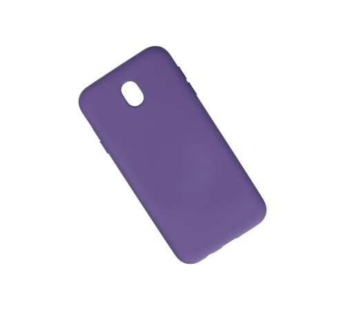 Samsung Galaxy J7 Pro / J730 Kılıf Nano içi Kadife Silikon - Mor Samsung Galaxy J7 Pro / J730 Kılıf Nano içi Kadife Silikon - Mor