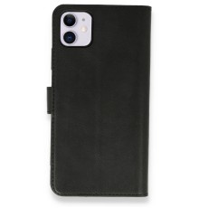 iPhone 12 Mini Kılıf Trend S Plus Kapaklı Kılıf - Siyah
