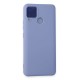 Realme C15 Kılıf Nano içi Kadife Silikon - Lila