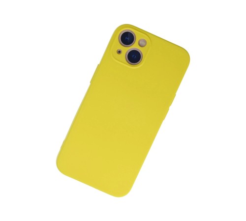 iPhone 13 Mini Kılıf Nano içi Kadife Silikon - Sarı iPhone 13 Mini Kılıf Nano içi Kadife Silikon - Sarı