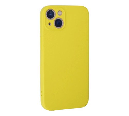 iPhone 13 Mini Kılıf Nano içi Kadife Silikon - Sarı iPhone 13 Mini Kılıf Nano içi Kadife Silikon - Sarı