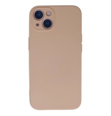 iPhone 13 Mini Kılıf Nano içi Kadife Silikon - Pudra