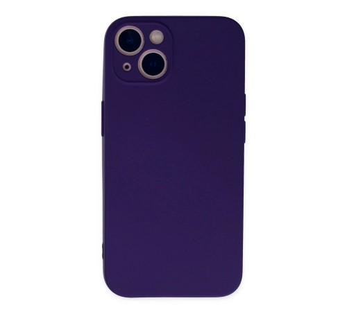 iPhone 13 Mini Kılıf Nano içi Kadife Silikon - Mor iPhone 13 Mini Kılıf Nano içi Kadife Silikon - Mor
