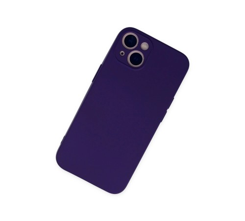 iPhone 13 Mini Kılıf Nano içi Kadife Silikon - Mor iPhone 13 Mini Kılıf Nano içi Kadife Silikon - Mor