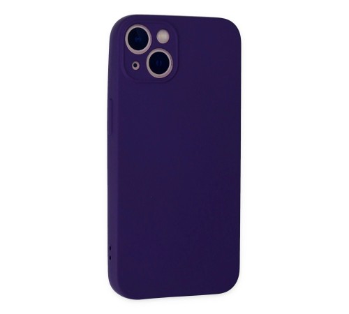 iPhone 13 Mini Kılıf Nano içi Kadife Silikon - Mor iPhone 13 Mini Kılıf Nano içi Kadife Silikon - Mor