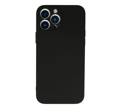 iPhone 13 Pro Kılıf Nano içi Kadife Silikon - Siyah iPhone 13 Pro Kılıf Nano içi Kadife Silikon - Siyah