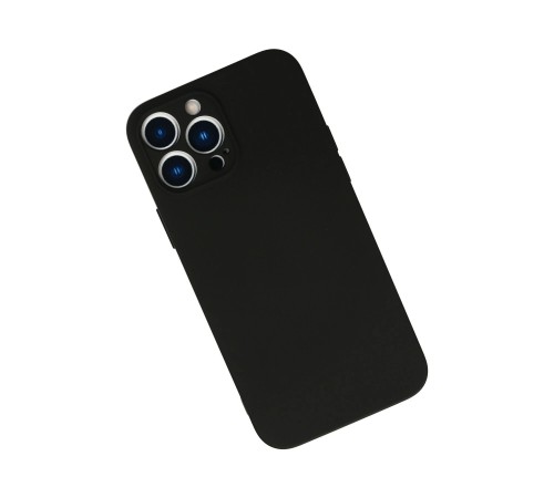 iPhone 13 Pro Kılıf Nano içi Kadife Silikon - Siyah iPhone 13 Pro Kılıf Nano içi Kadife Silikon - Siyah