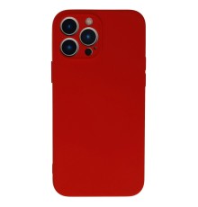 iPhone 13 Pro Kılıf Nano içi Kadife Silikon - Kırmızı