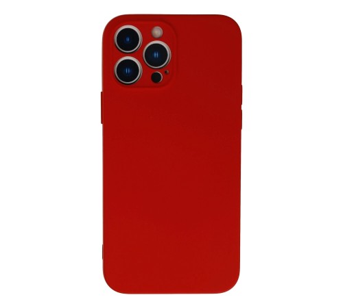iPhone 13 Pro Kılıf Nano içi Kadife Silikon - Kırmızı iPhone 13 Pro Kılıf Nano içi Kadife Silikon - Kırmızı