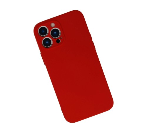 iPhone 13 Pro Kılıf Nano içi Kadife Silikon - Kırmızı iPhone 13 Pro Kılıf Nano içi Kadife Silikon - Kırmızı