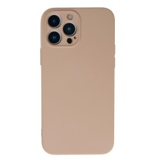 iPhone 13 Pro Kılıf Nano içi Kadife Silikon - Pudra