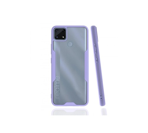 Realme C25 Kılıf Platin Silikon - Lila Realme C25 Kılıf Platin Silikon - Lila