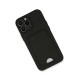 iPhone 13 Pro Max Kılıf Kelvin Kartvizitli Silikon - Siyah