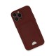 iPhone 13 Pro Max Kılıf Kelvin Kartvizitli Silikon - Bordo