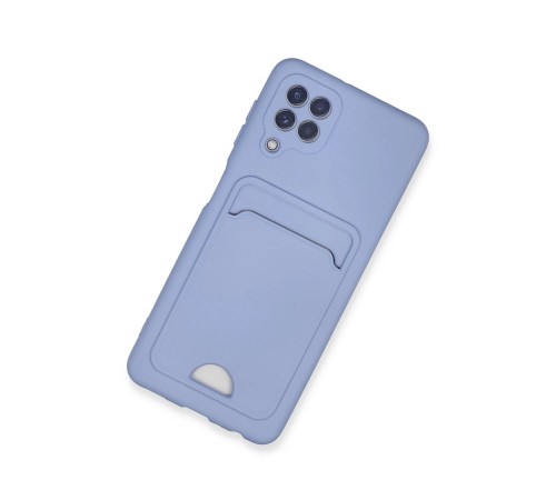 Samsung Galaxy A22 Kılıf Kelvin Kartvizitli Silikon - Lila Samsung Galaxy A22 Kılıf Kelvin Kartvizitli Silikon - Lila