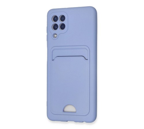 Samsung Galaxy A22 Kılıf Kelvin Kartvizitli Silikon - Lila Samsung Galaxy A22 Kılıf Kelvin Kartvizitli Silikon - Lila