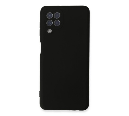 Samsung Galaxy A22 Kılıf Nano içi Kadife Silikon - Siyah Samsung Galaxy A22 Kılıf Nano içi Kadife Silikon - Siyah