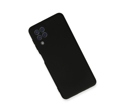 Samsung Galaxy A22 Kılıf Nano içi Kadife Silikon - Siyah Samsung Galaxy A22 Kılıf Nano içi Kadife Silikon - Siyah