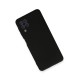 Samsung Galaxy A22 Kılıf Nano içi Kadife Silikon - Siyah