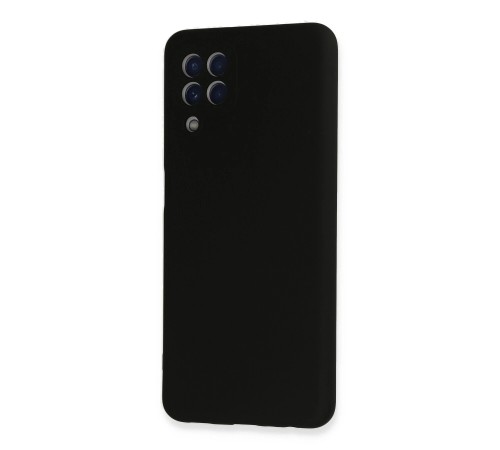 Samsung Galaxy A22 Kılıf Nano içi Kadife Silikon - Siyah Samsung Galaxy A22 Kılıf Nano içi Kadife Silikon - Siyah